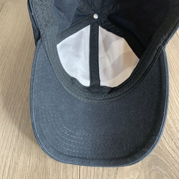 American Flag Front Ball Cap Black Adjustable Strap and Clamp Close - Picture 10 of 10
